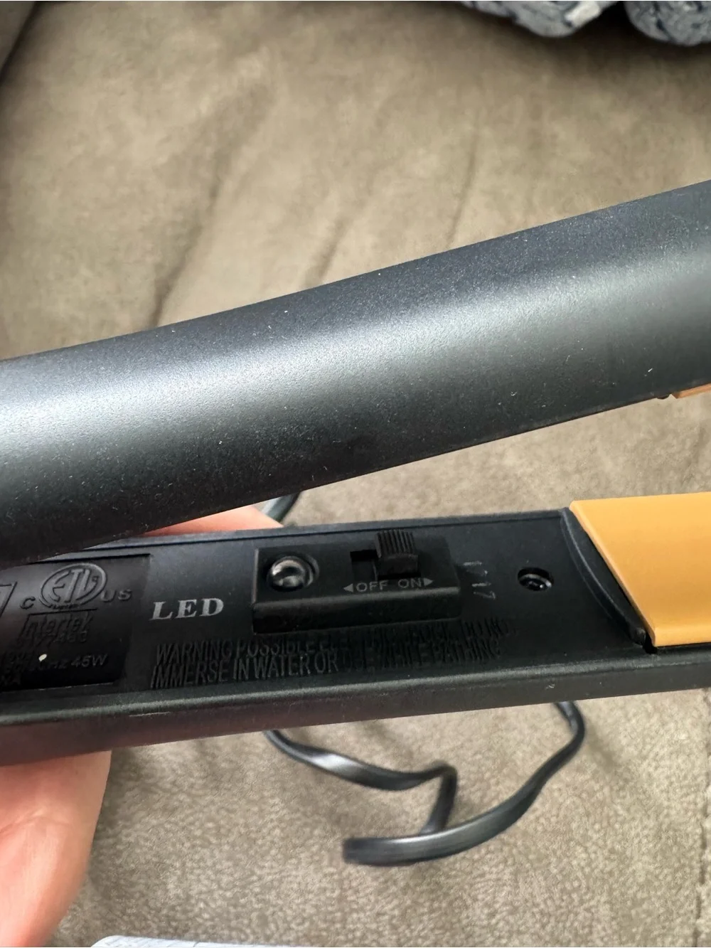 CHI Global Beauty Black and Gold Mini Hair Straightener — Travel Flat Iron